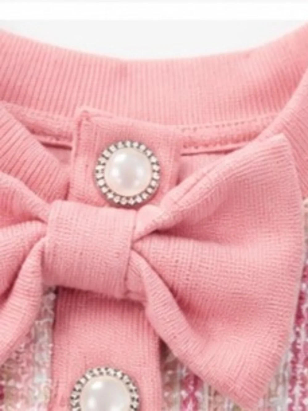 SHEIN Girls Pink Tweed Jacket & Skirt Set | Tagged 130 | Fits 4T–5T
